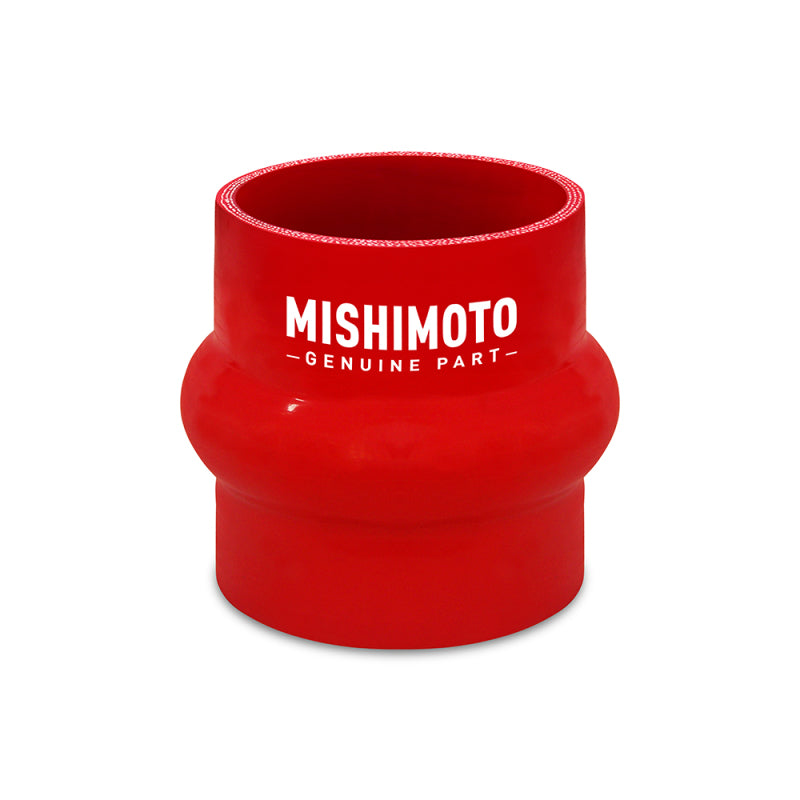 Mishimoto 2.25in. Hump Hose Silicone Coupler - Red - DTX Performance