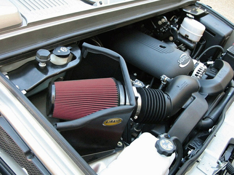 Airaid 03-09 Hummer H2 / 05-09 SUT 6.0L/6.2L CAD Intake System w/o Tube (Oiled / Red Media) - DTX Performance