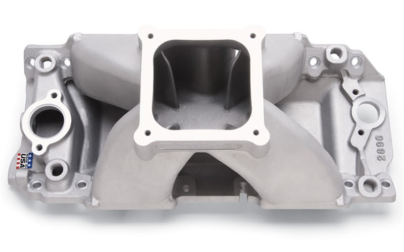 Edelbrock Manifold BB Chevy Short Deck Super Victor II (565) CNC Port-Matched for 60409 CNC Heads - DTX Performance