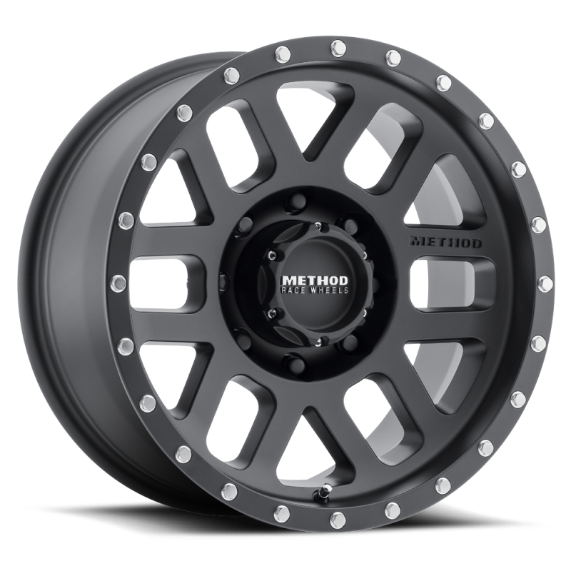 Method MR306 Mesh 18x9 -12mm Offset 8x6.5 130.81mm CB Matte Black Wheel - DTX Performance