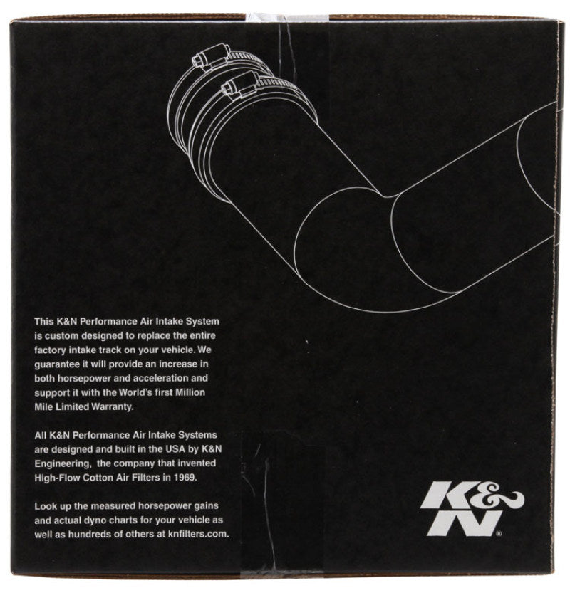 K&N 19-20 Jeep Cherokee V6-3.2L Aircharger Performance Intake - DTX Performance