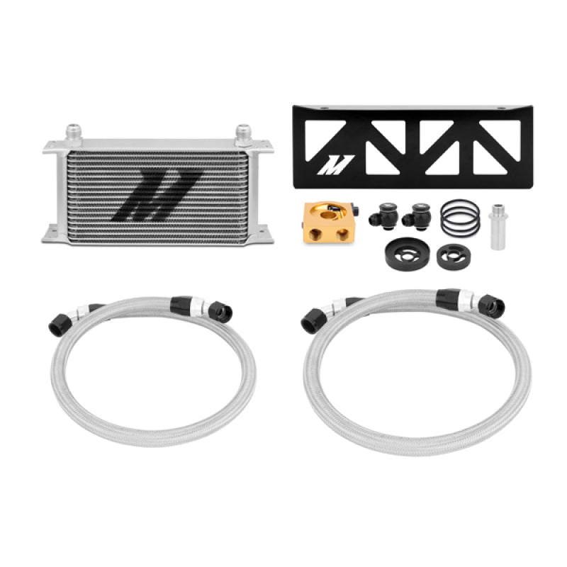 Mishimoto 13+ Subaru BRZ/Scion FR-S Thermostatic Oil Cooler Kit - Silver - DTX Performance