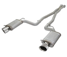 Load image into Gallery viewer, aFe Mach Force-Xp 3in CB Stainless Steel Dual Exhaust System w/Polished Tips 09-15 Cadillac CTS-V - DTX Performance