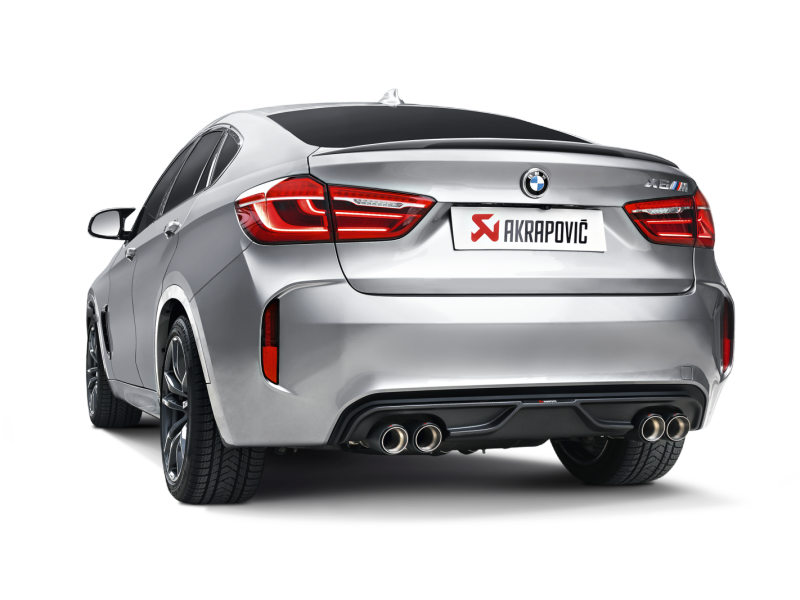 Akrapovic 15-17 BMW X5M (F85) Evolution Line Cat Back (Titanium) w/ Carbon Tips - DTX Performance