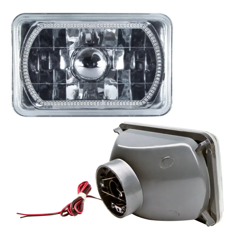 Oracle Pre-Installed Lights 4x6 IN. Sealed Beam - White Halo - DTX Performance