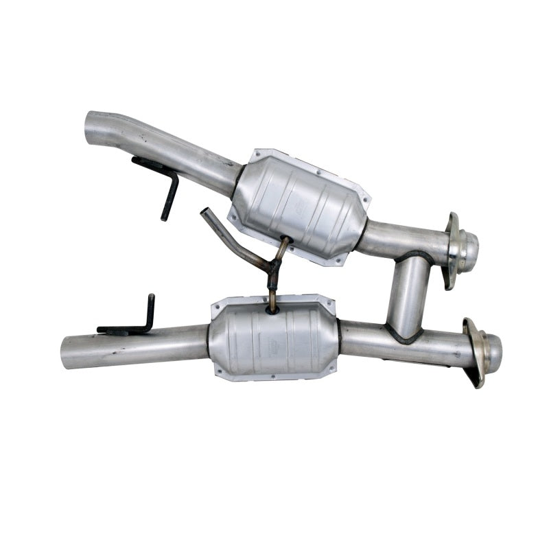 BBK 94-95 Mustang 5.0 High Flow H Pipe With Catalytic Converters - 2-1/2 - DTX Performance