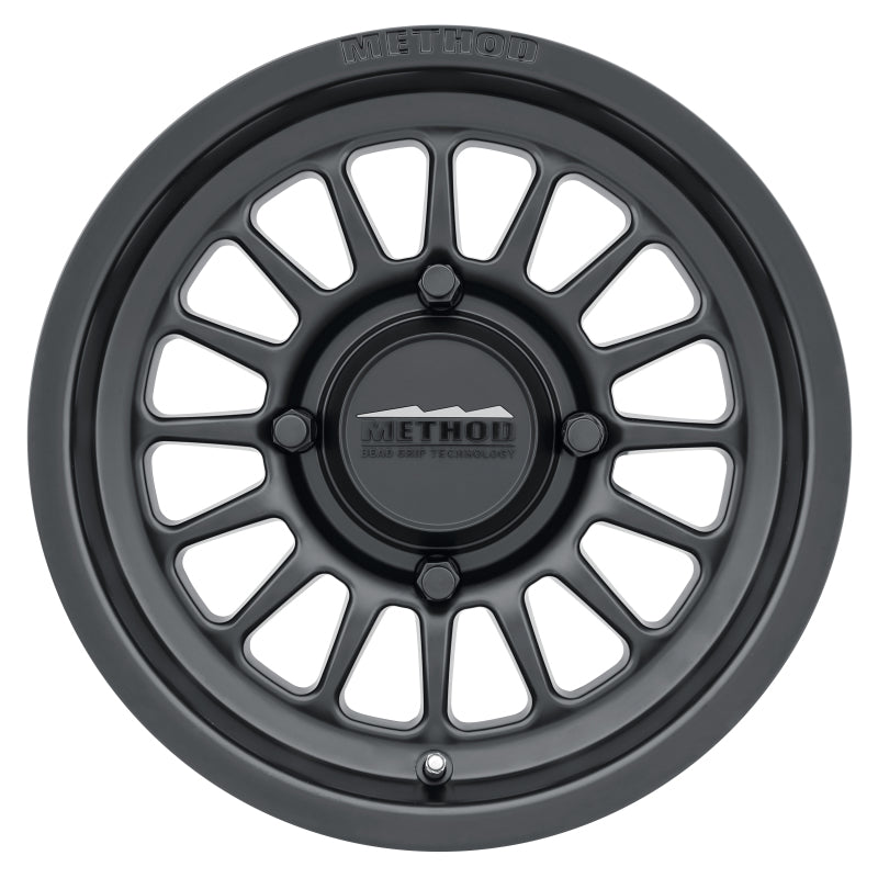 Method MR411 Bead Grip 14x7 / 4+3/13mm Offset / 4x156 / 132mm CB Matte Black Wheel - DTX Performance