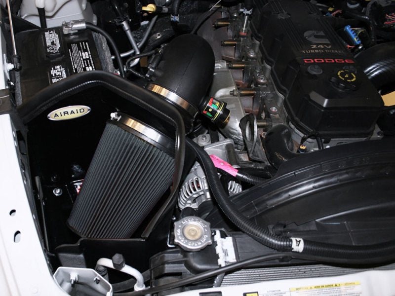 Airaid 03-07 Dodge Ram 5.9L Cummins MXP Intake System w/ Tube (Dry / Black Media) - DTX Performance