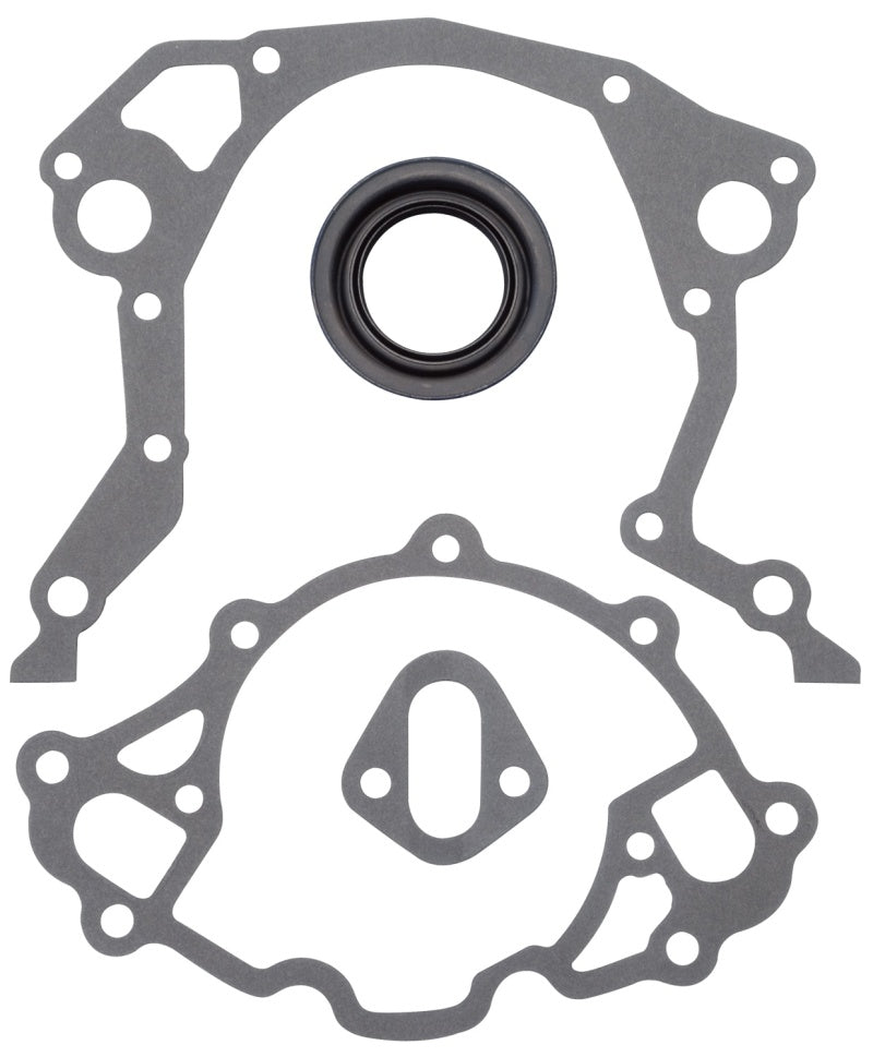 Edelbrock Timing Cover Gasket And Oil Seal Kit for SB Ford - DTX Performance