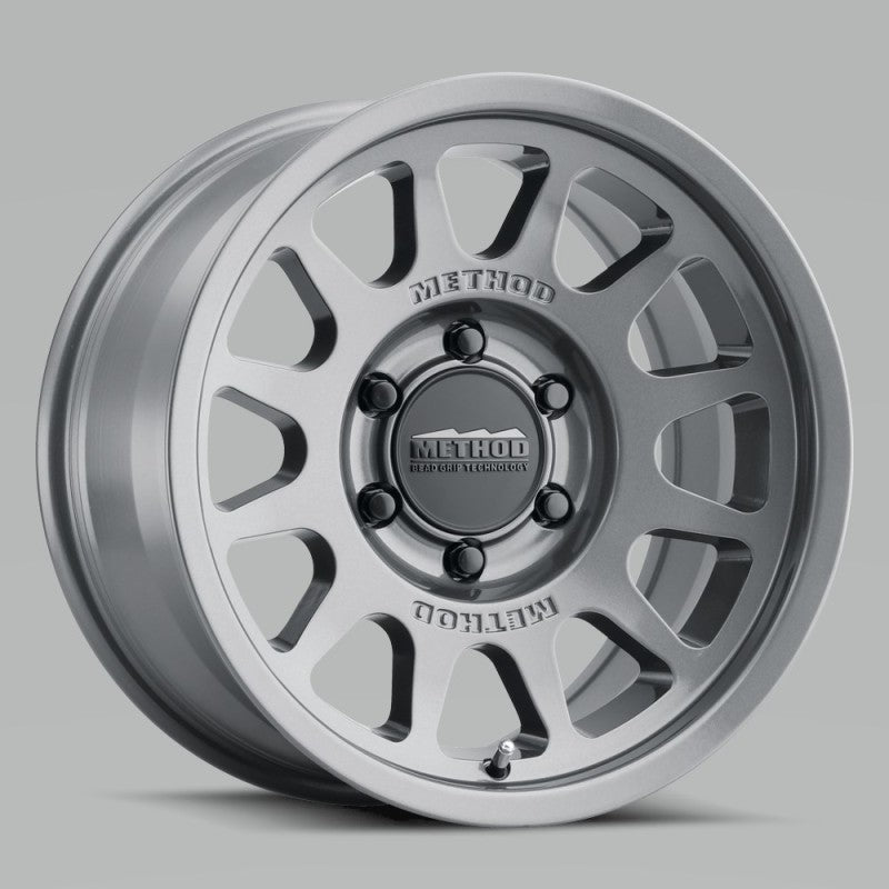 Method MR703 16x6.5 +90mm Offset 6x180 138.9mm CB Gloss Titanium Wheel - DTX Performance