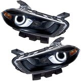 Oracle 13-14 Dodge Dart (HID Style) SMD HL - Black - White