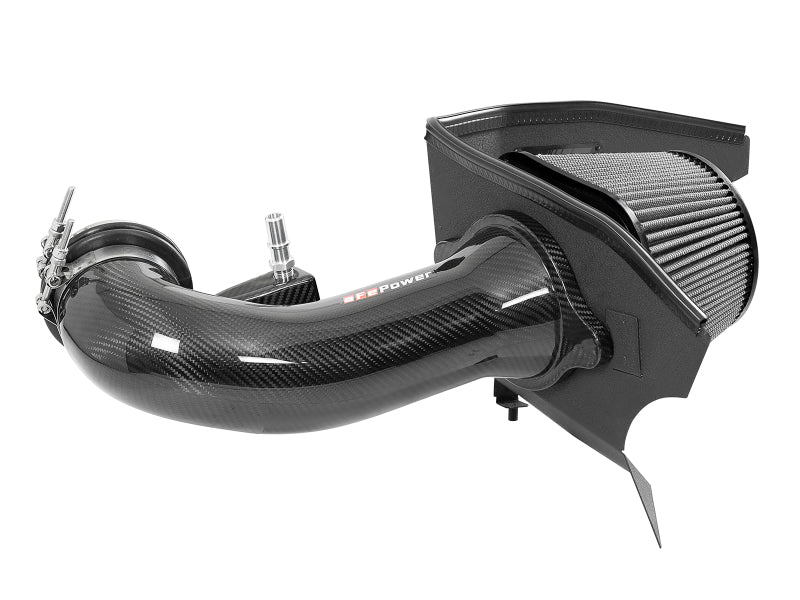 aFe 19-21 GM Trucks 5.3L/6.2L Track Series Carbon Fiber Cold Air Intake System W/ Pro Dry S Filters - DTX Performance