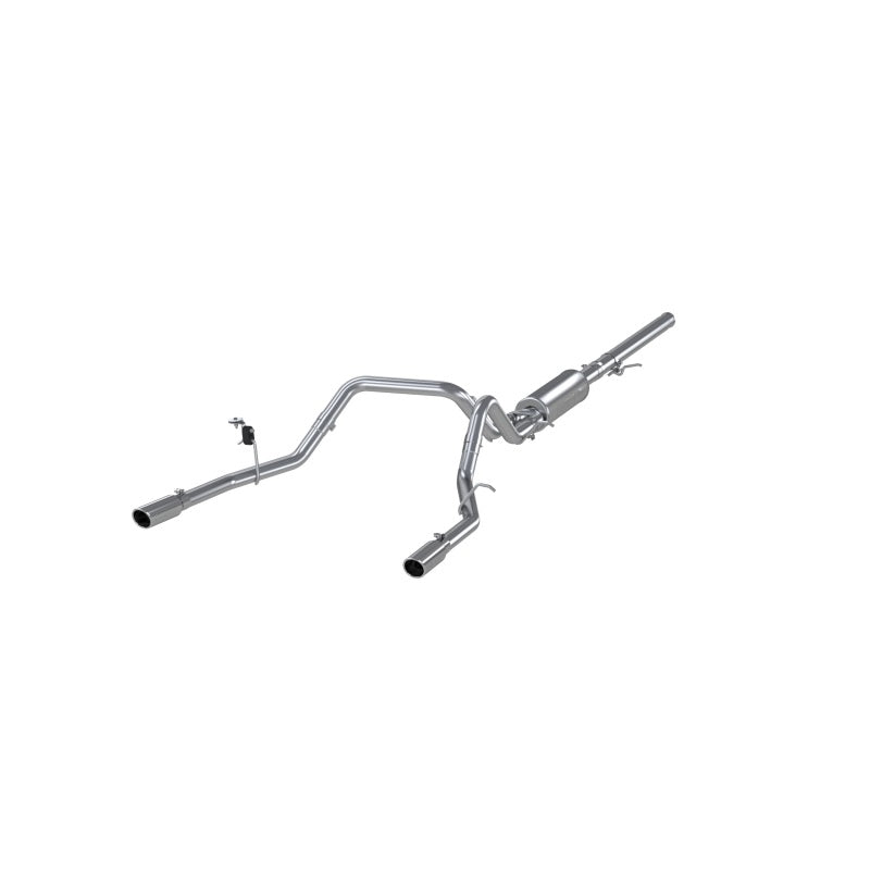 MBRP 14 Chevy/GMC 1500 Silverado/Sierra 4.3L V6/5.3L V8 Dual Split Rear Alum 3in Cat Back Exhaust - DTX Performance