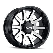 Load image into Gallery viewer, ION Type 143 17x9 / 8x165.1 BP / -12mm Offset / 125.2mm Hub Black/Machined Wheel - DTX Performance