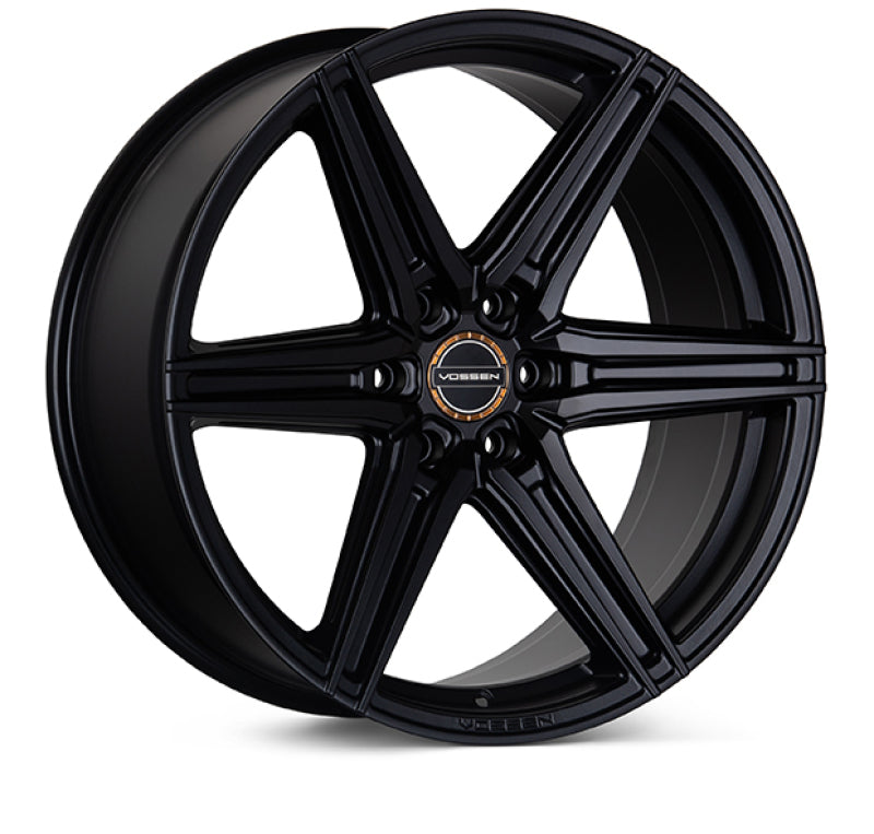 Vossen HF6-2 22x9.5 / 6x135 / ET20 / Deep Face / 87.1 - Satin Black Wheel - DTX Performance