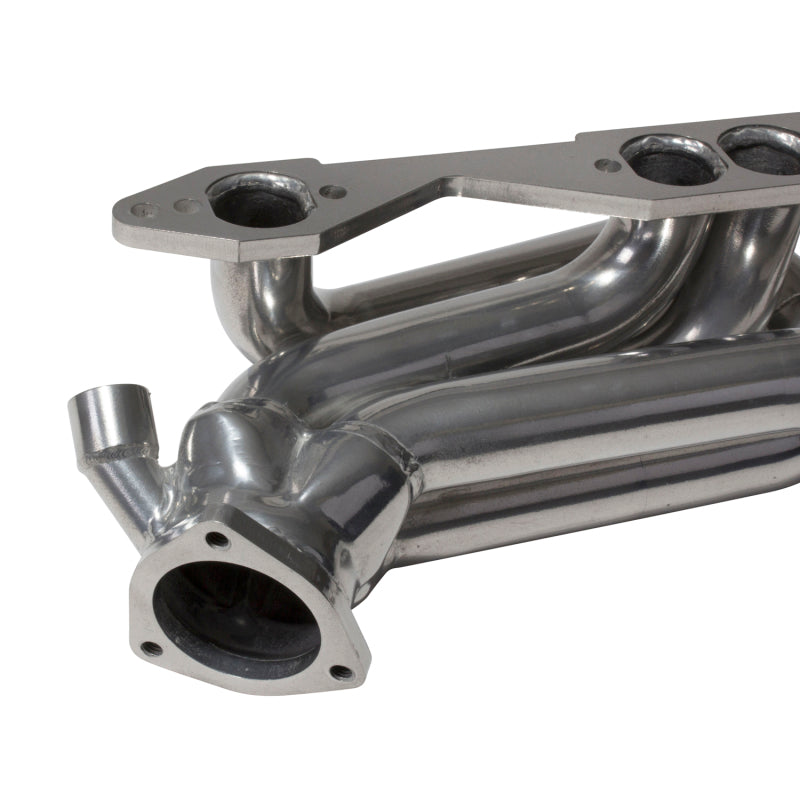 BBK 96-98 GM Truck SUV 5.0 5.7 Shorty Tuned Length Exhaust Headers - 1-5/8 Silver Ceramic - DTX Performance