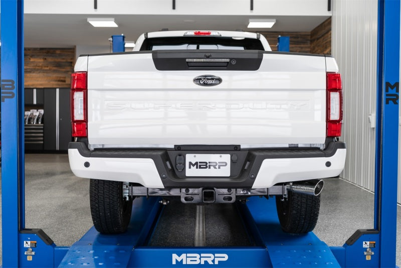 MBRP 2017+ Ford F-250/F-350 6.2L/7.3L Super/Crew Cab Single Side 4in T304 Catback Exhaust - DTX Performance