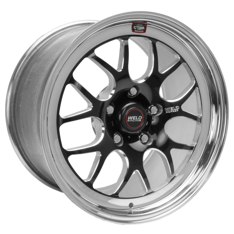 Weld S77 17x5 / 5x4.5 BP / 2.2in. BS Black Wheel (High Pad) - Non-Beadlock - DTX Performance