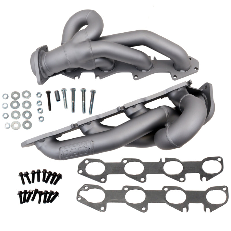 BBK 09-18 Dodge Ram 5.7L Hemi Shorty Tuned Length Exhaust Headers - 1-3/4 Titanium Ceramic - DTX Performance