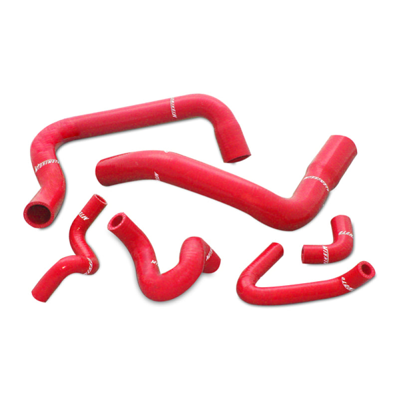 Mishimoto 86-93 Ford Mustang Red Silicone Hose Kit - DTX Performance