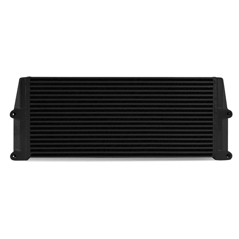 Mishimoto Heavy-Duty Oil Cooler - 17in. Same-Side Outlets - Black - DTX Performance