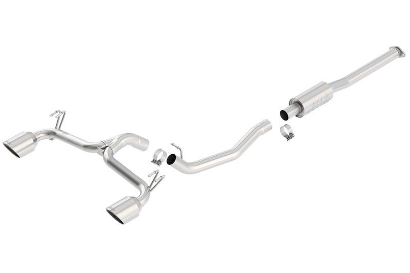 Borla 09-15 Mitsubishi Lancer Ralliart 2.0L 4cyl MT 6spd AWD Catback Exhaust - DTX Performance