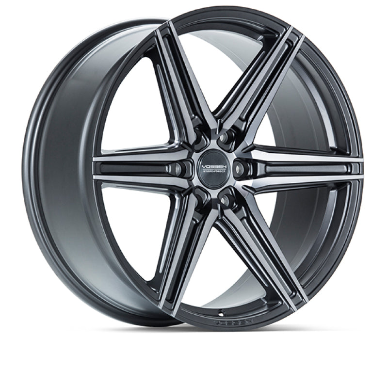 Vossen HF6-2 24x10 / 6x139.7 / ET25 / Deep Face / 106.1 - Tinted Matte Gunmetal Wheel - DTX Performance