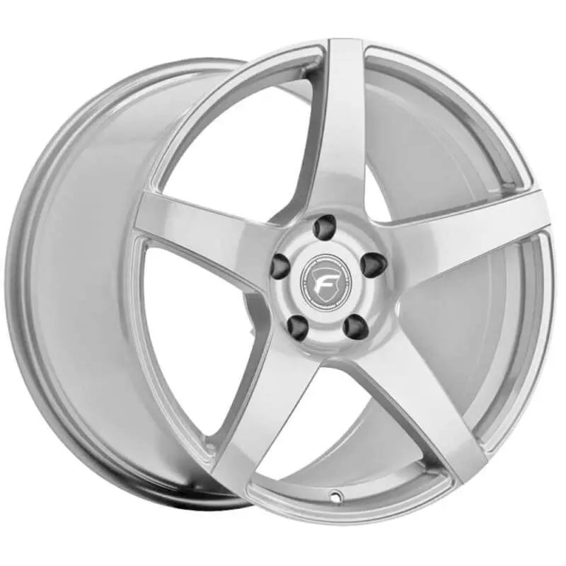 Forgestar CF5 19x10 / 5x114.3 BP / ET42 / 7.1in BS Gloss Silver Wheel - DTX Performance