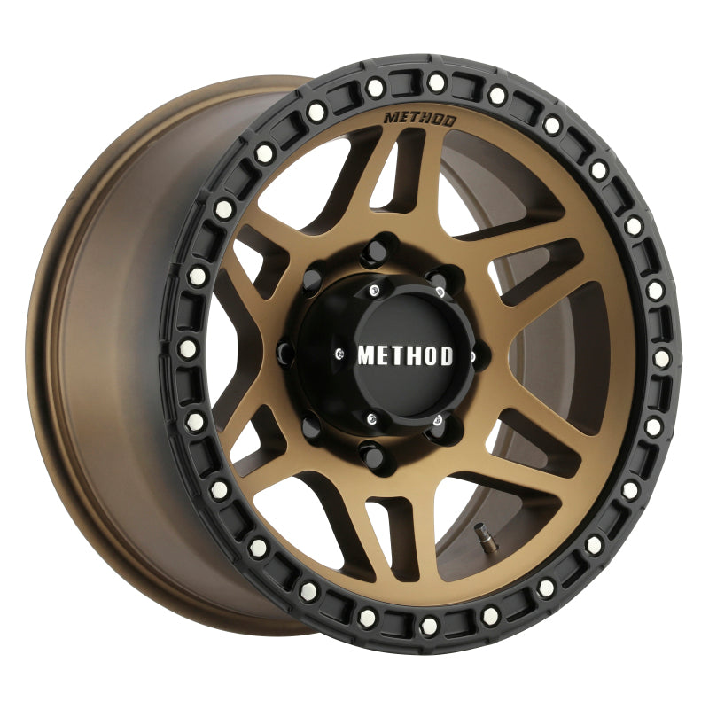 Method MR312 18x9 +18mm Offset 8x6.5 130.81mm CB Method Bronze/Black Street Loc Wheel - DTX Performance