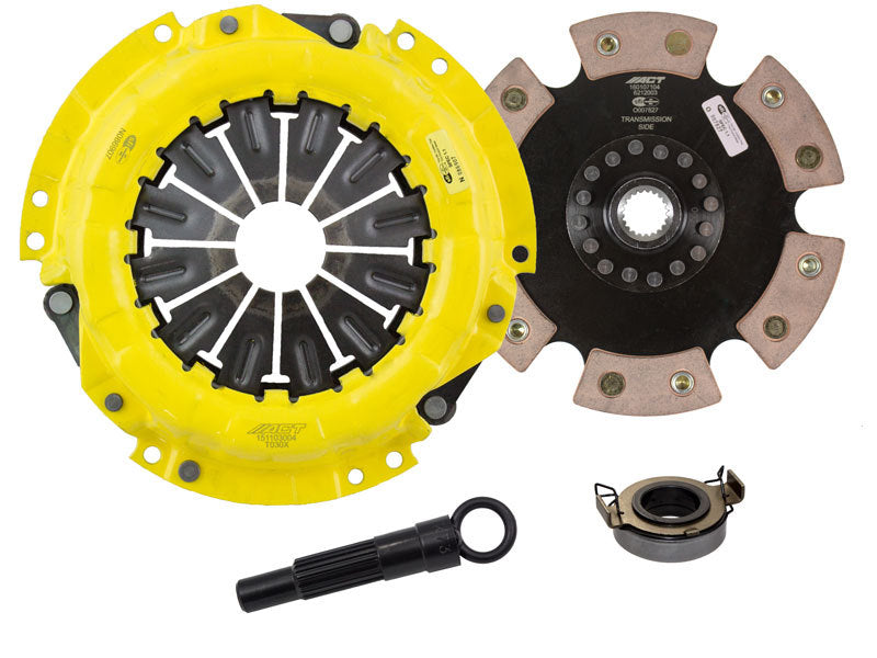 ACT 1991 Geo Prizm XT/Race Rigid 6 Pad Clutch Kit - DTX Performance