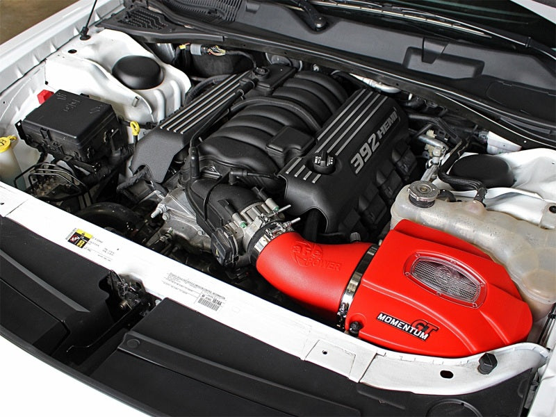 aFe POWER Momentum GT Limited Edition Cold Air Intake 11-17 Dodge Challenger/Charger SRT - Red - DTX Performance