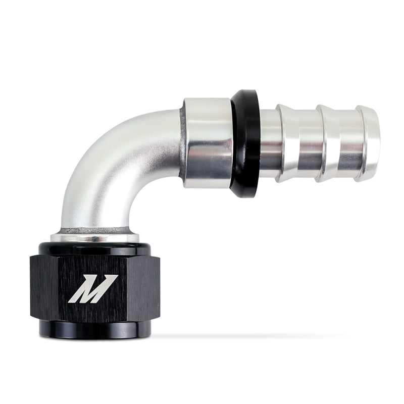 Mishimoto 90-Degree Push Lock Fitting -12AN - DTX Performance