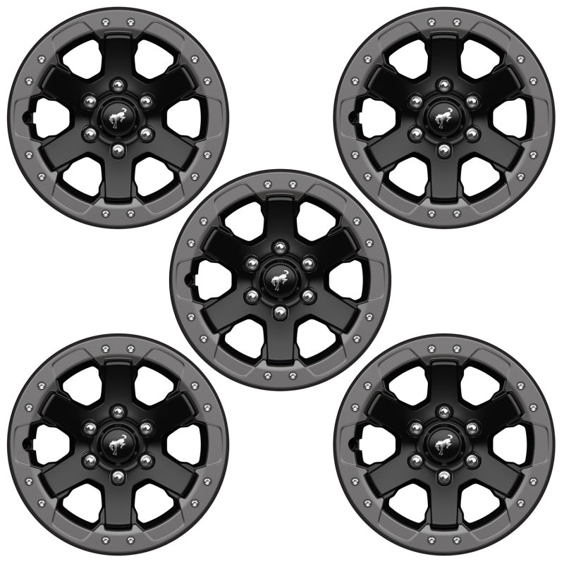 Ford Racing 21-23 Bronco 17inx8in Badlands Bead Lock Capable Wheel Kit - DTX Performance