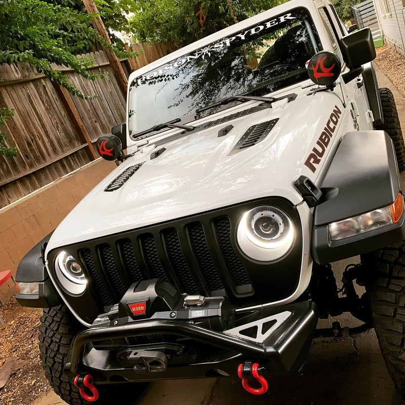 Oracle Jeep JL/Gladiator JT Oculus Switchback Bi-LED Projector Headlights - Amber/White Switchback - DTX Performance