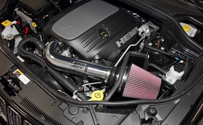 K&N 11 Jeep Grand Cherokee 5.7L V8 / 11 Dodge Durango 5.7L V8 High Flow Performance Intake Kit - DTX Performance