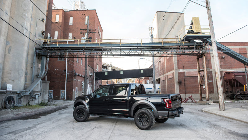 Corsa 2017 Ford F-150 Raptor 3.5L Sport Cat-Back Dual Rear Exit w/ 5in Matte Black Tip - DTX Performance