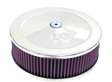 K&N Standard 9in Red Custom Air Cleaner Assembly