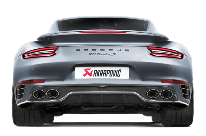 Akrapovic 16-17 Porsche 911 Turbo/Turbo S (991.2) Slip-On Line (Titanium) (Req. Tips/Diffuser) - DTX Performance