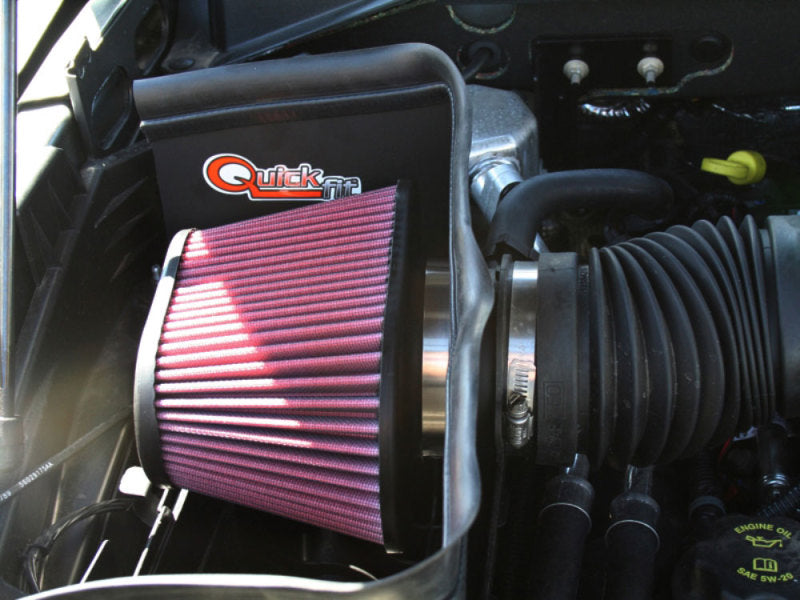 Airaid 05-11 Dodge Dakota/06-09 Mitsu Raider 3.7/4.7L CAD Intake System w/o Tube (Dry / Red Media) - DTX Performance