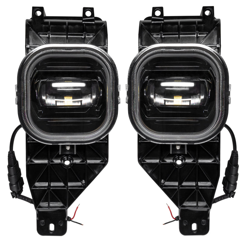 Oracle 05-07 Ford Superduty High Powered LED Fog (Pair) - 6000K - DTX Performance