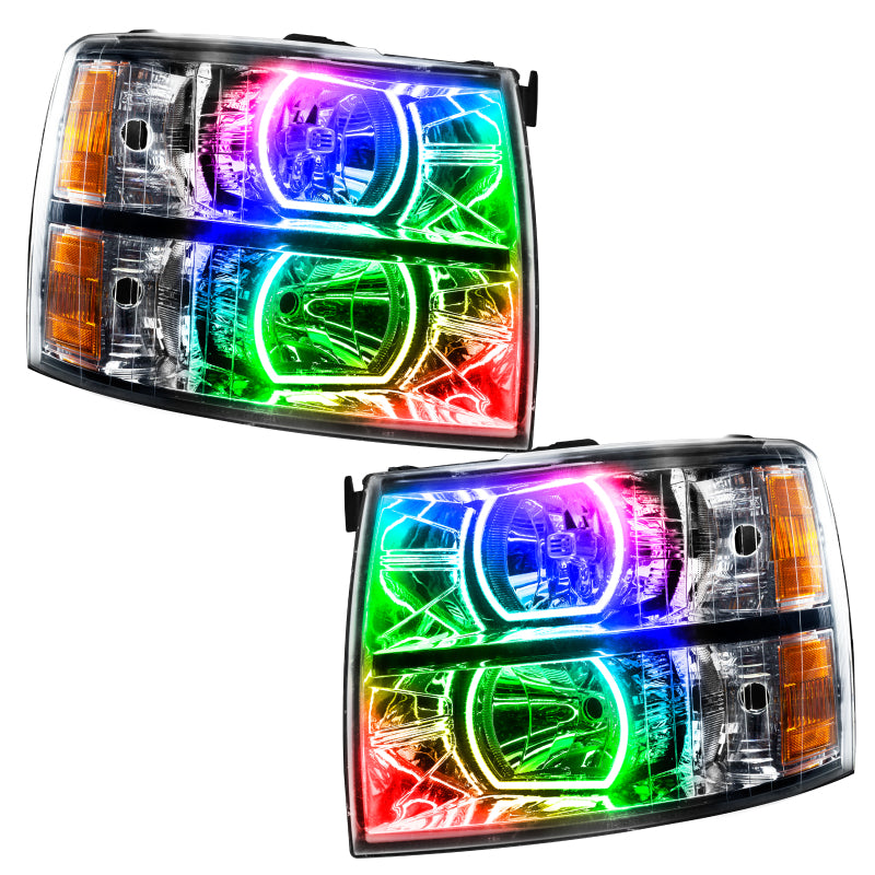 Oracle 07-13 Chevrolet Silverado SMD HL - Square Style - ColorSHIFT w/o Controller - DTX Performance