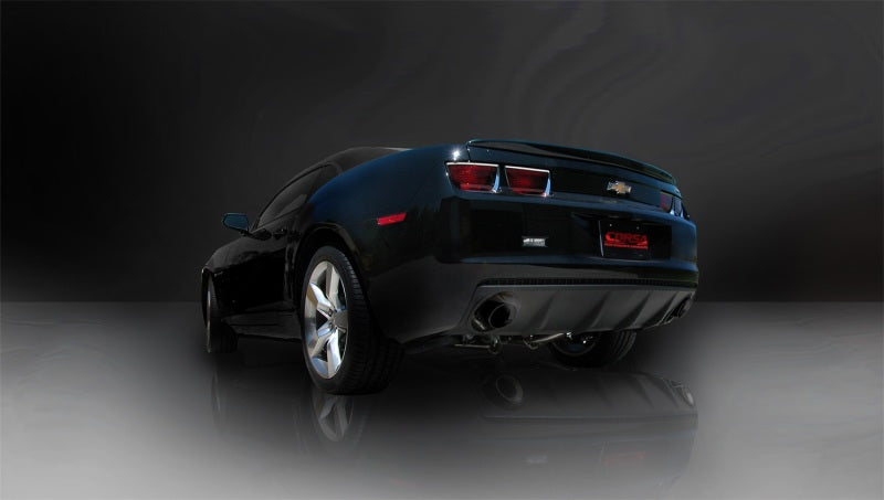 Corsa 10-14 Chevrolet Camaro Coupe SS 6.2L V8 Auto Black Sport Cat-Back + XO Exhaust - DTX Performance