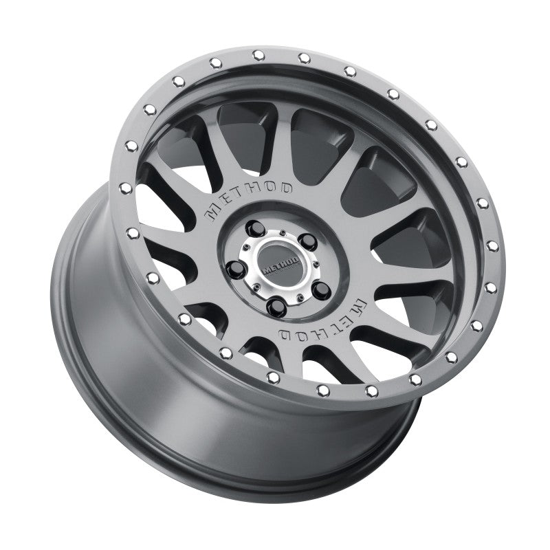 Method MR605 NV 20x10 -24mm Offset 5x5 71.5mm CB Gloss Titanium Wheel - DTX Performance