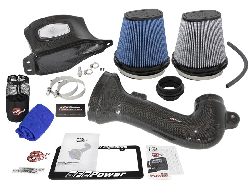 aFe Momentum Carbon Fiber Cold Air Intake System PDS/P5R 15-16 Chevrolet Corvette Z06 V8-6.2L - DTX Performance