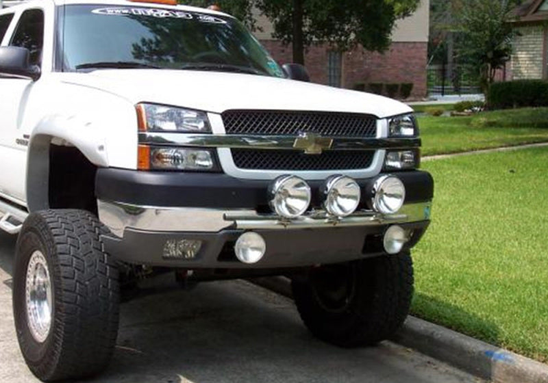 N-Fab Light Bar 99-02 Chevy Tahoe/Suburban 00-05 1500/2500/3500 - Gloss Black - Light Tabs - DTX Performance