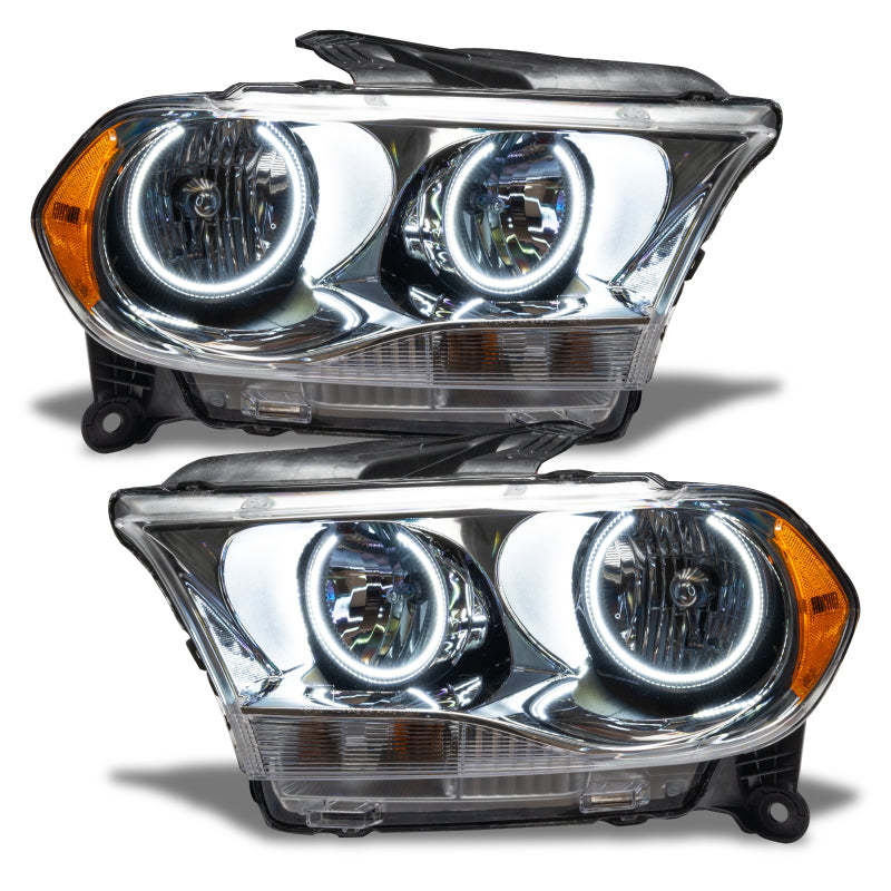 Oracle 11-13 Dodge Durango SMD HL Halogen - Chrome - White - DTX Performance