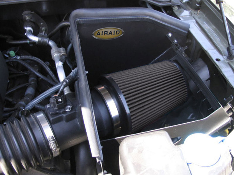 Airaid 04-13 Nissan Titan/Armada 5.6L CAD Intake System w/o Tube (Dry / Black Media) - DTX Performance