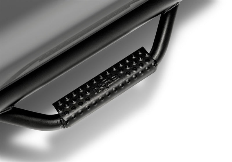 N-Fab Nerf Step 02-08 Dodge Ram 1500/2500/3500 Quad Cab 8ft Bed - Tex. Black - Bed Access - 3in - DTX Performance