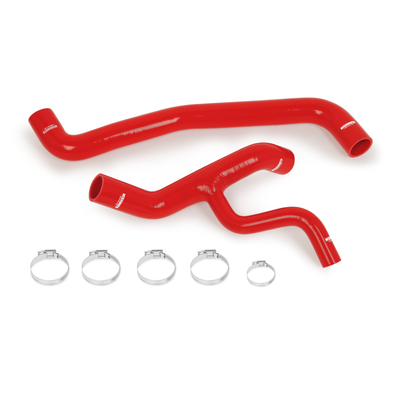 Mishimoto 97-04 Ford F-150 5.4L V8 (w/o Oil Cooler) Red Silicone Radiator Hose Kit - DTX Performance