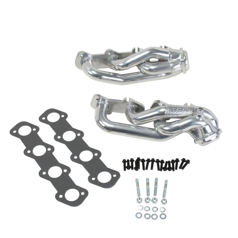 BBK 97-03 Ford F Series Truck 4.6 Shorty Tuned Length Exhaust Headers - 1-5/8 Silver Ceramic - DTX Performance